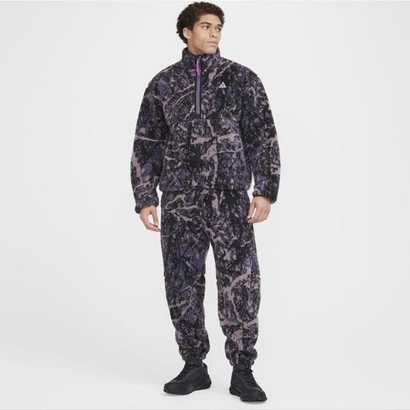 Nike ACG Candwell Glacier Men's Therma-FIT ADV Half Zip Pullover Medium M Black - Picture 16 of 16